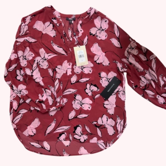 NYDJ Paulina Peasant Bountiful Blouse Size Small NWT - Picture 8 of 10